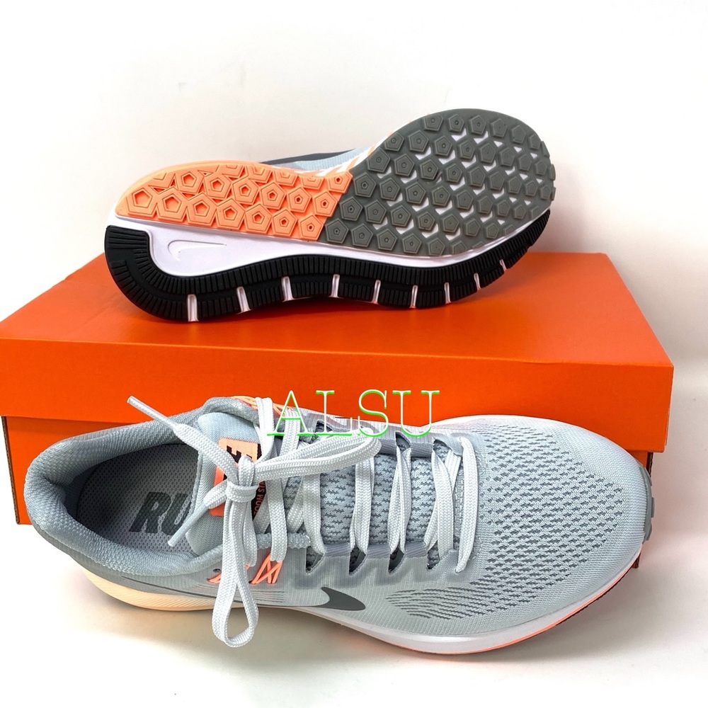 Nike Air Zoom Structure 21 Canvas Wolf Grey Women - Picture 2 of 12